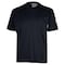 Oberon 100% FR/Arc-Rated 7 oz Cotton Interlock Safety Shirt, Short Sleeves, Navy, M ZFI109-M - alternate 1